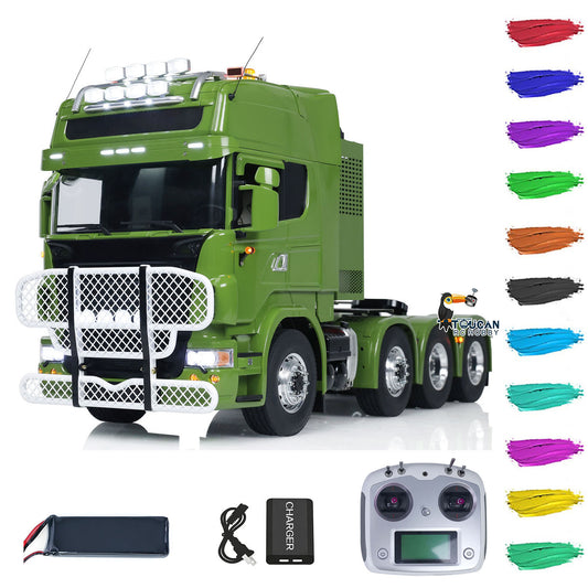 LESU 1/14 8X8 Metall Chassis RC Traktoren Lkw G-6057