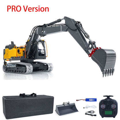 1:14 RC Hydraulic 3 Arms Excavator 160 Metal Remote Control Digger