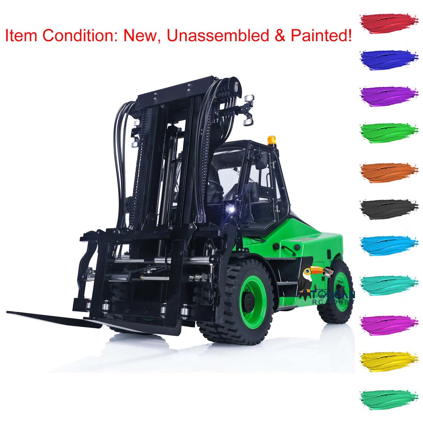 LESU 1/14 Aoue LD160S RC Unassembled Metal Hydraulic Forklift A0014