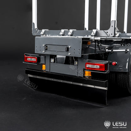 LESU 1/14 Metal Log Semi Trailer RC Wood Transport Car Light Electric Lifting Leg Servo-Controlled Drum Brake for TAMIYA Tractor