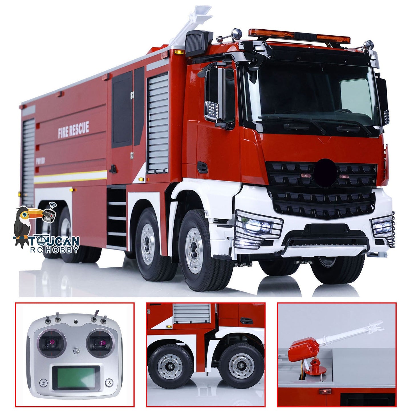 IN STOCK 8x4 1/14 RC Fire Fighting Truck RC Fire Sprinkler Vehicles