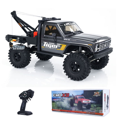 US STOCK CORSSRC EMO X3 4WD 1/8 RC Rescue Towing Car  4x4 Remote Control Crawler Cars