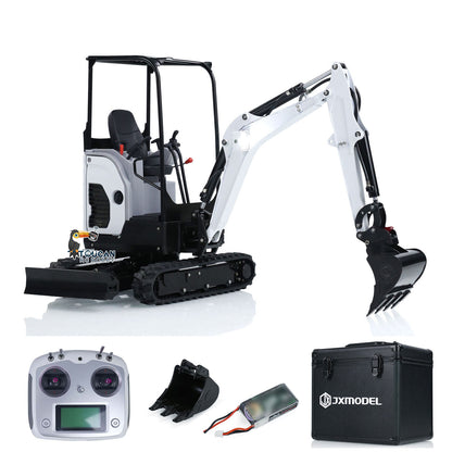 JX Model 1/14 E20 RC Hydraulic Excavator Mini Remote Control Digger & E20 Attachments