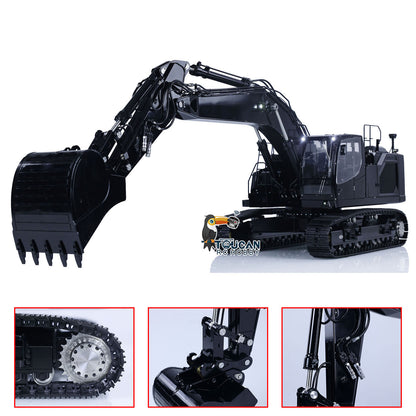 LESU 1/14 Aoue Metal Painted Assembled LR945 Hydraulic RC Excavator Digger B0016 With Quick Connector Coupler