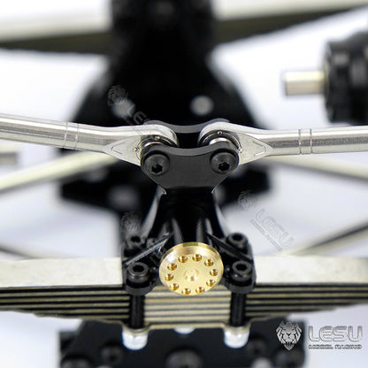 LESU Metal Rear Suspension Set Pneumatic Suspension for TAMIYA 1/14 RC Truck Axles DIY