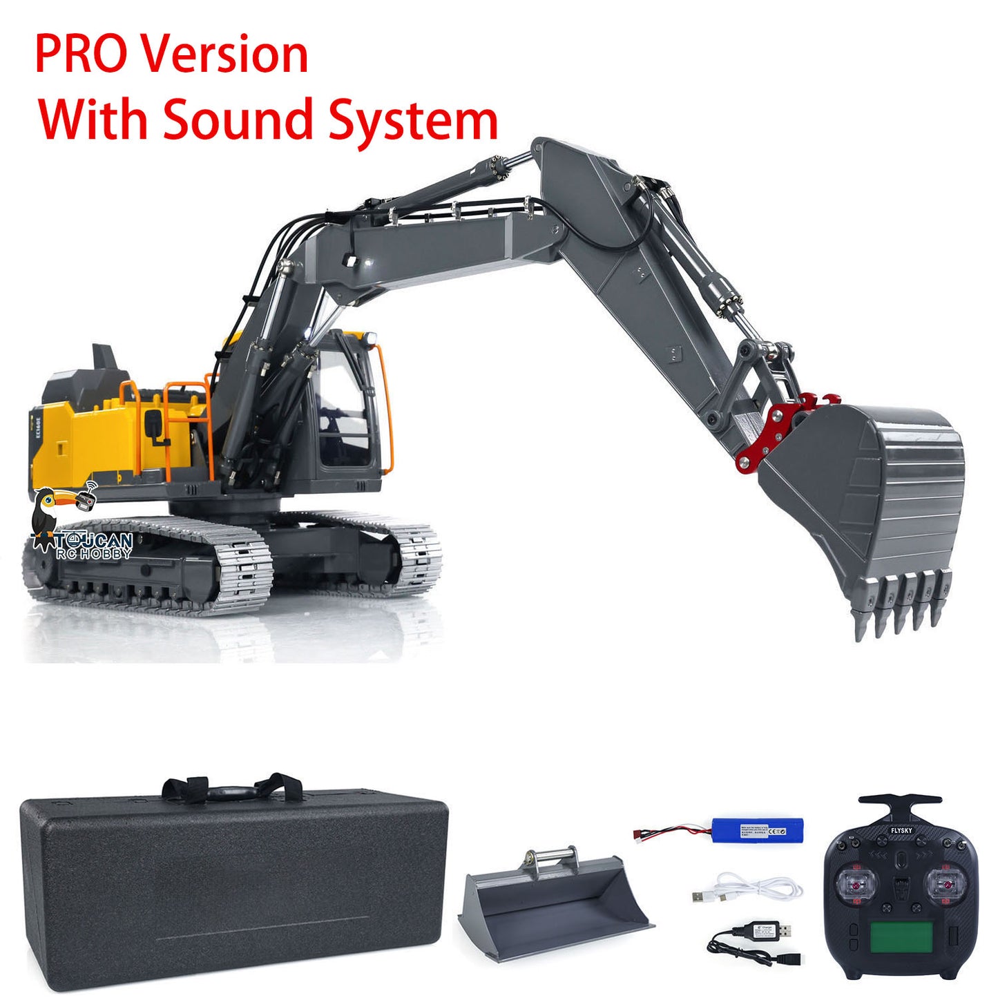 1:14 RC EC160E Hydraulic Excavator 3 Arms