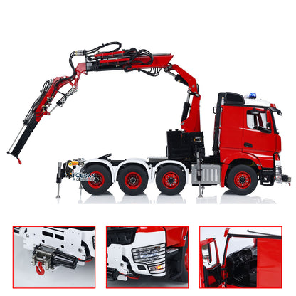 LESU 8x8 1/14 RC Hydraulic Crane Tractor Truck With Fly Jib Arm