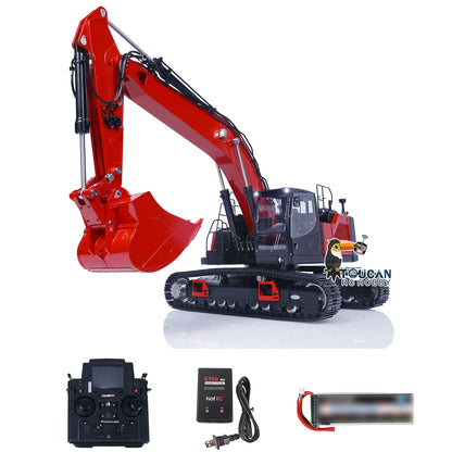 LESU 1/14 Aoue Metall Lackiert Montiert LR945 Hydraulische RC Bagger Digger B0016 Mit Sound System