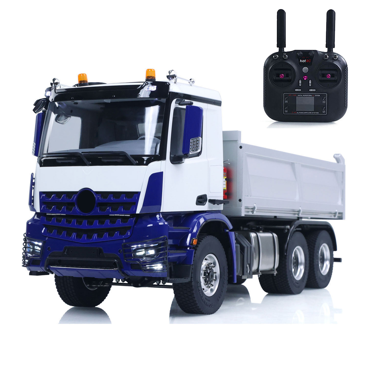 IN STOCK 6x6 1/14 RC Hydraulic Dump Truck 3348 2025 Tipper Metal Axles Gearbox Suspension Bucket Oil Tank Light Sound