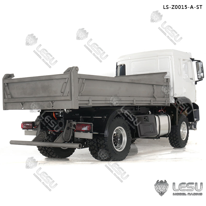 LESU 1/14 6x6 Metal TGS Dumper A/B Truck Model Light Sound Hydrualic System Motor Light Sound Opitonal Versions