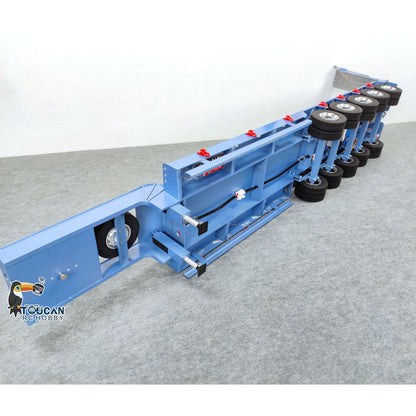 5 Axles Metal Semi-trailer for 1/14 RC Tractor Dumper