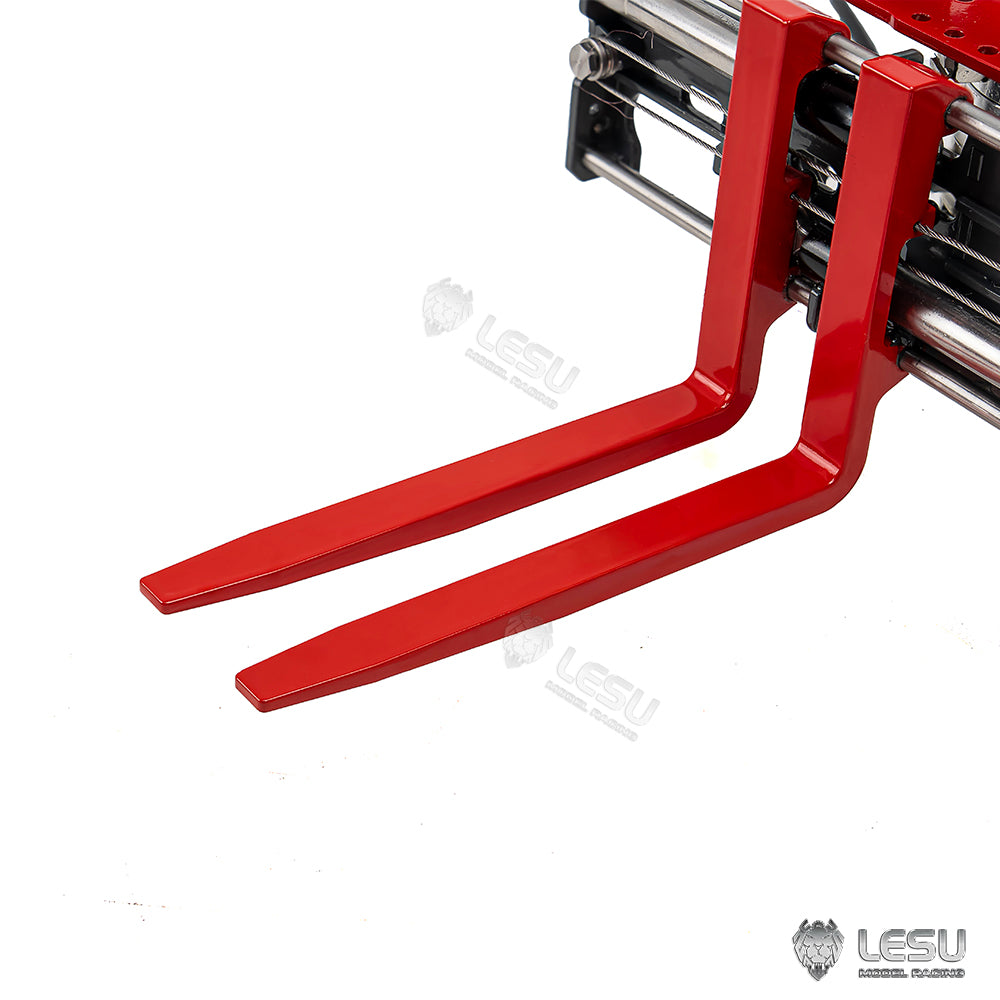 Metal 270 Degrees Rotatable Hydraulic Fork for LESU 1/14 RC Hydraulic Digger Aoue C374F Radio Control Excavator Heavy Machine Model