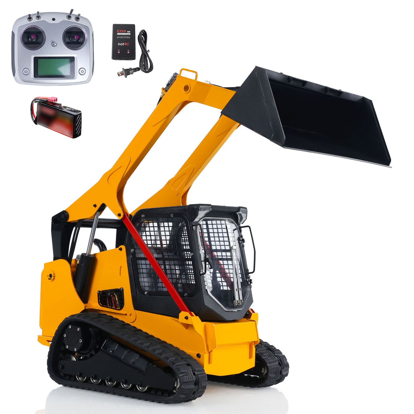 Fast Shipping 1/14 SM770 Hydraulic RC Loader Skid-Steer RTR Remote Control Tracked Car Model