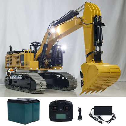 1/8 Giant Metal 385CF Heavy Duty RC Hydraulic Excavator I6S Controller