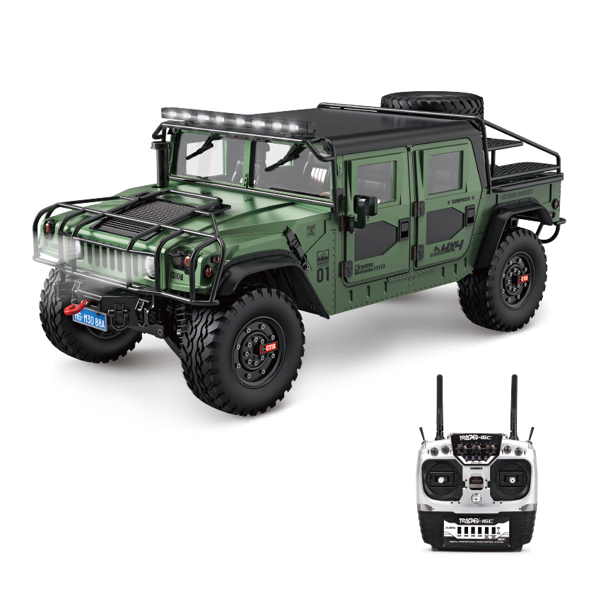 HG P415A Pro 4x4 RC Off-road Vehicle for 1:10 Hummer Pick-up Crawler Sound Light