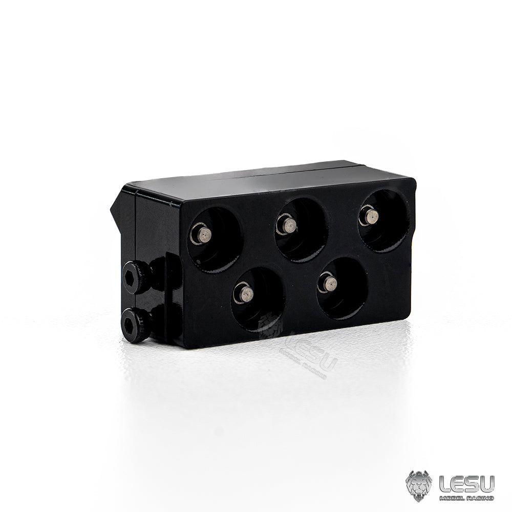 LESU Metal Hydraulic Nozzle Unit of Quick Coupler 1/14 RC Excavator Aoue LR960