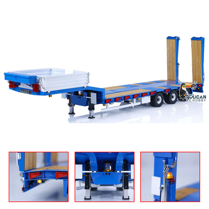 1/14 LESU Metal Trailer Hydraulic Lifting Tailboard Painted