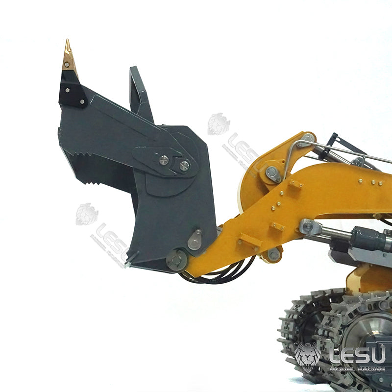 US STOCK LESU 1/14 Metal Hydraulic RC Loader Battery PL18EV LITE Ripper of Liebherr 636