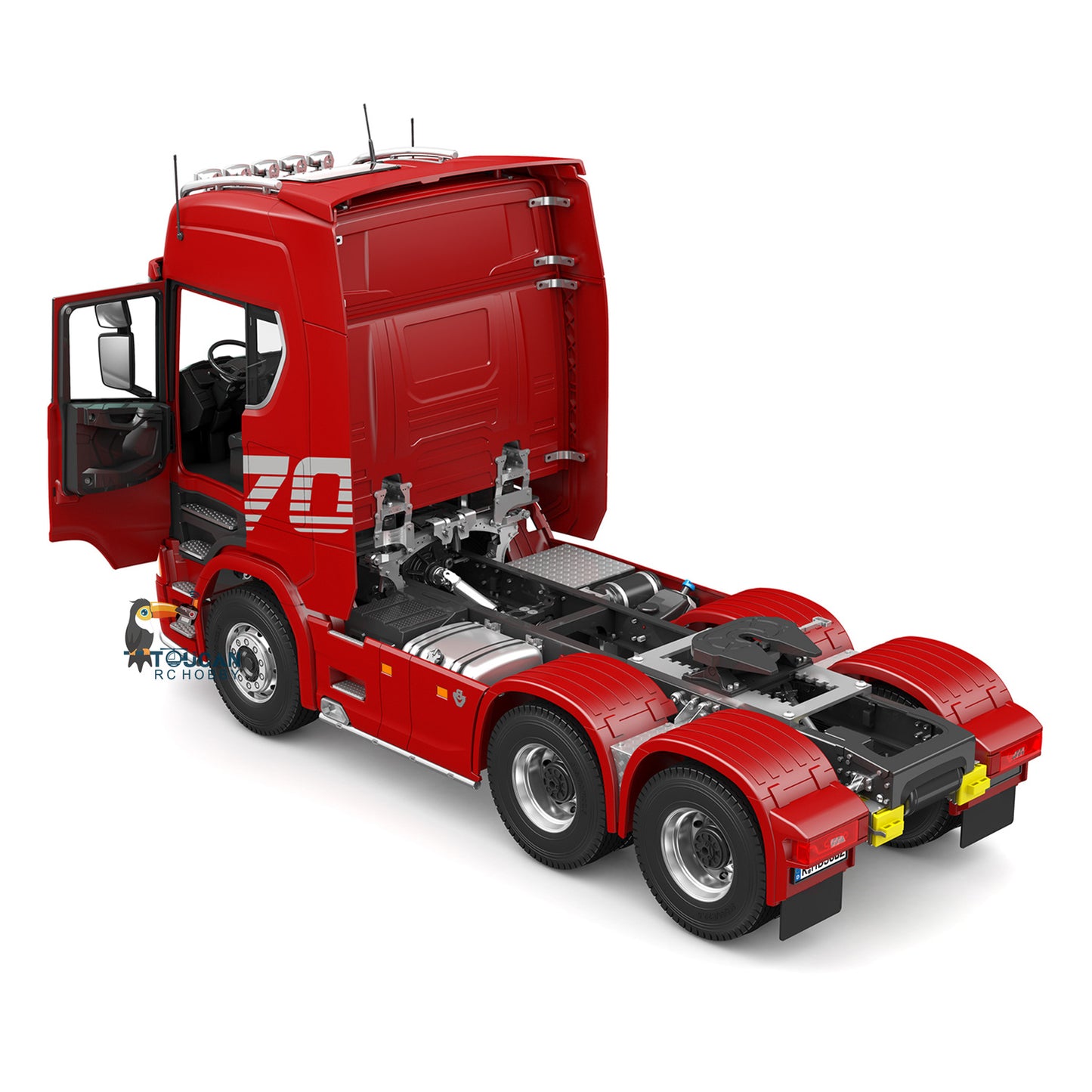 Kabolite 5802 1/14 RC Tractor Truck 770S 6X6 RTR Model Lorry Battery Radio Car 770S-100 Simulation Vehicle