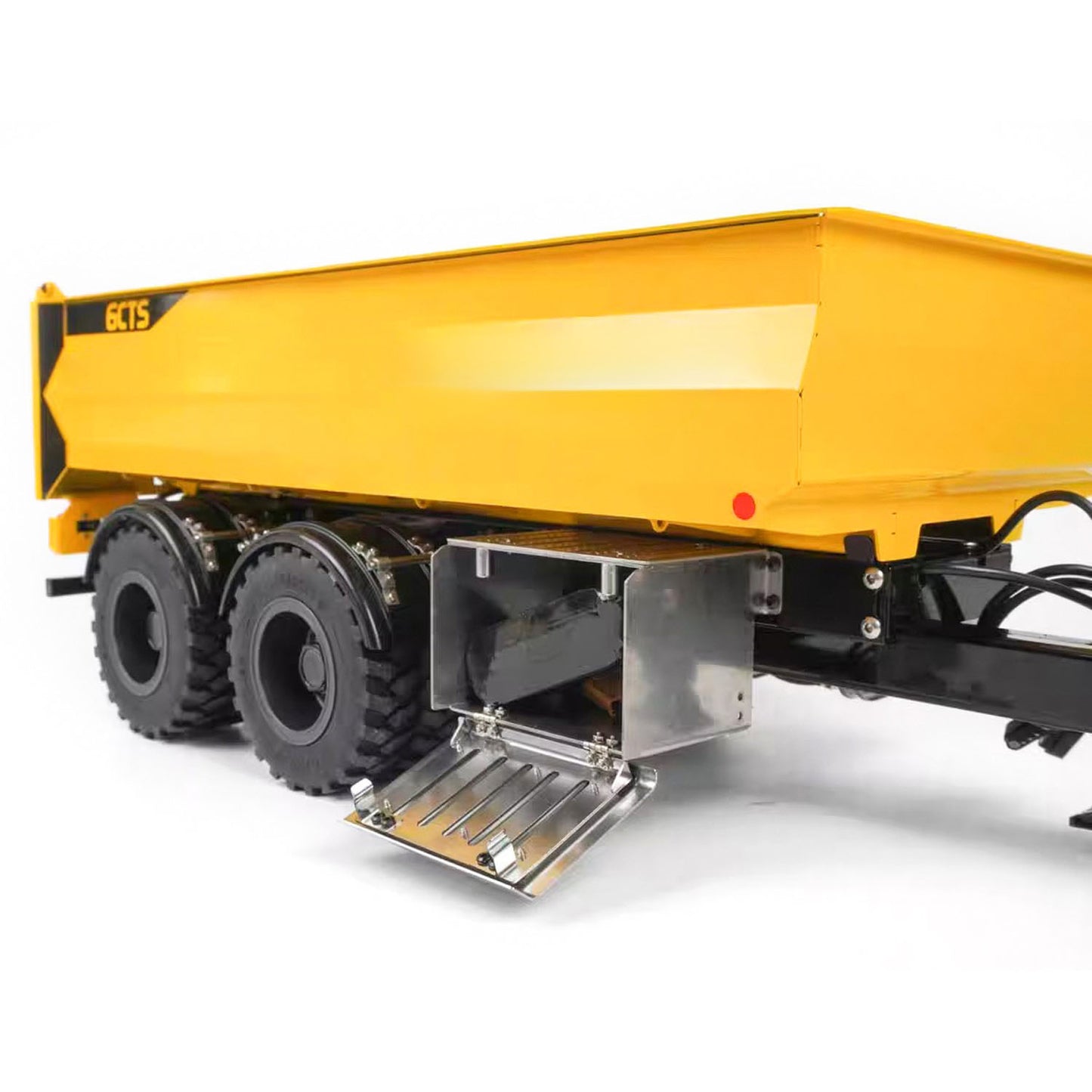 1/14 Dump Trailer W/ Hydraulic Pump Spring Supported Leg for 1/14 Radio Controlled Tractor Truck RC Digger Excavator LR914