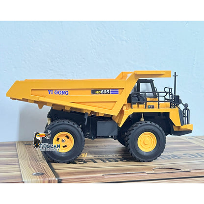 1/50 Electric Remote Control Vibrating Sand Sieve Machine 180 RC Dump Truck Loader Model Lights Sounds Half Metal Mini Gift
