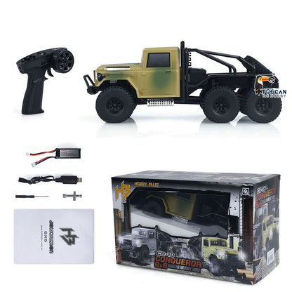 Hobby Plus 6x6 1/18 RC Off-road Vehicles Remote Control Climbing Crawler Cars