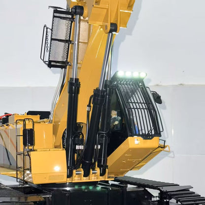 TOUCAN RC HOBBY 1/14 Metal Remote Control Hydraulic Tracked Excavator 385CF RC Digger Brushless Motor Light System Flysky PL18EV LITE Radio