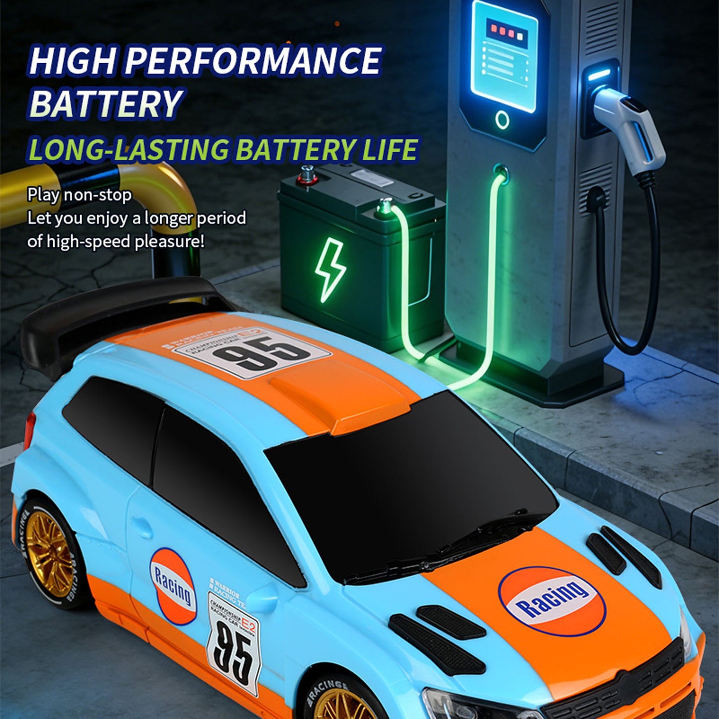 JJRC Q233 1/24 Transformable 4*4 Remote Control Drifting Car RC Rally Vehicle Motor ESC Servo Light Effect No Sounds RTR