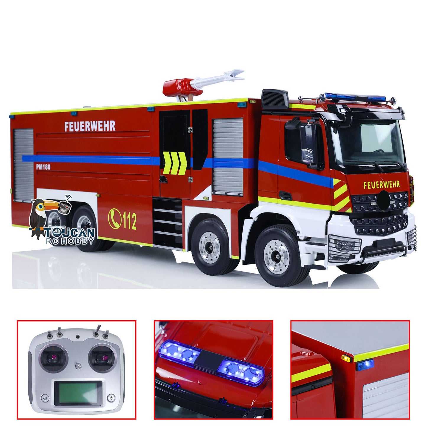 8x4 1/14 RC Feuerwehrauto RC Sprinklerfahrzeuge