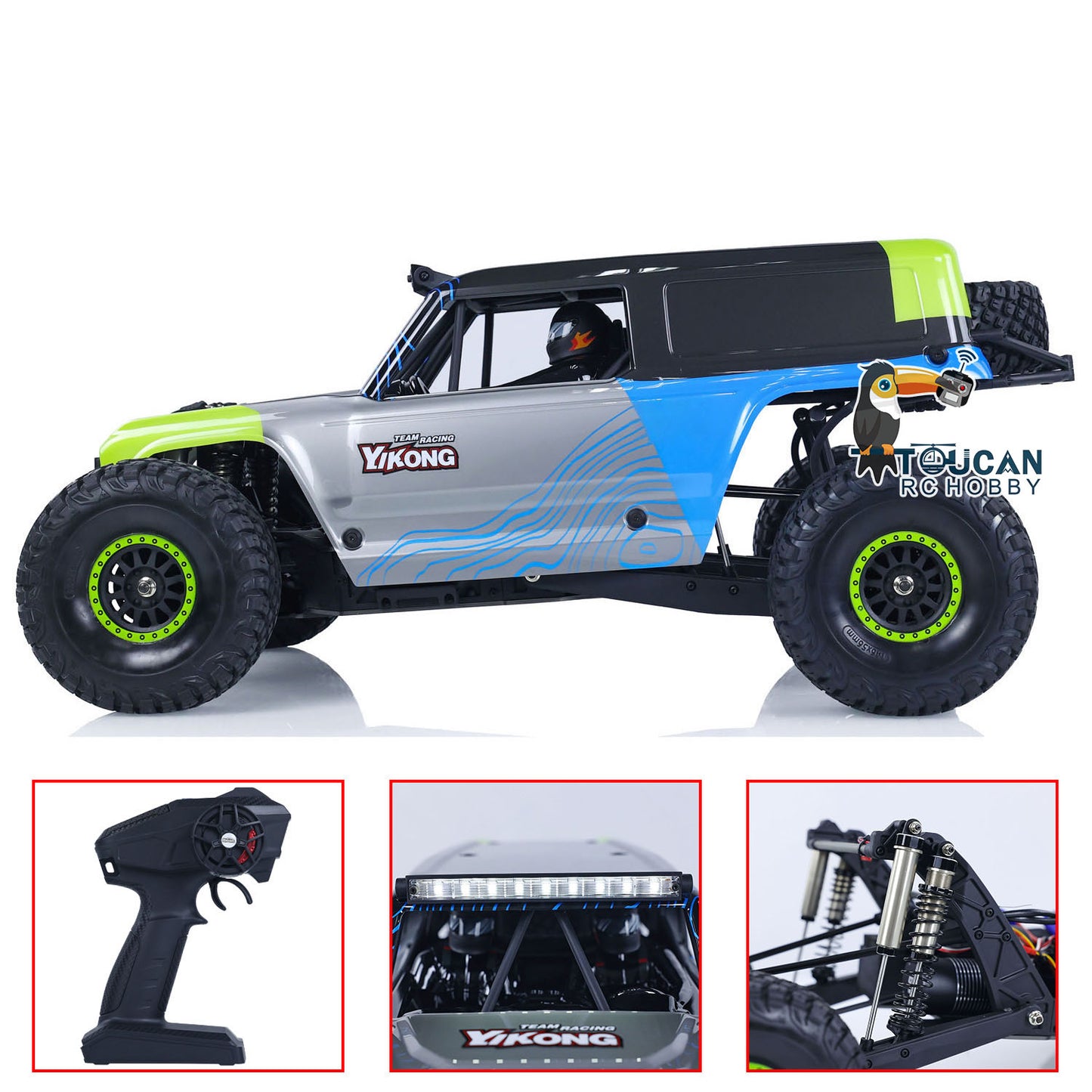 YIKONG YK4073 TB7 4X4 1/7 RC Geländewagen mit 4WD