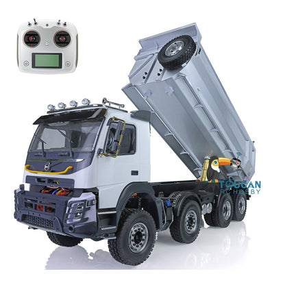 IN STOCK JDModel 1/14 8*8 JDM 65D Metal Hydraulic RC Dumper