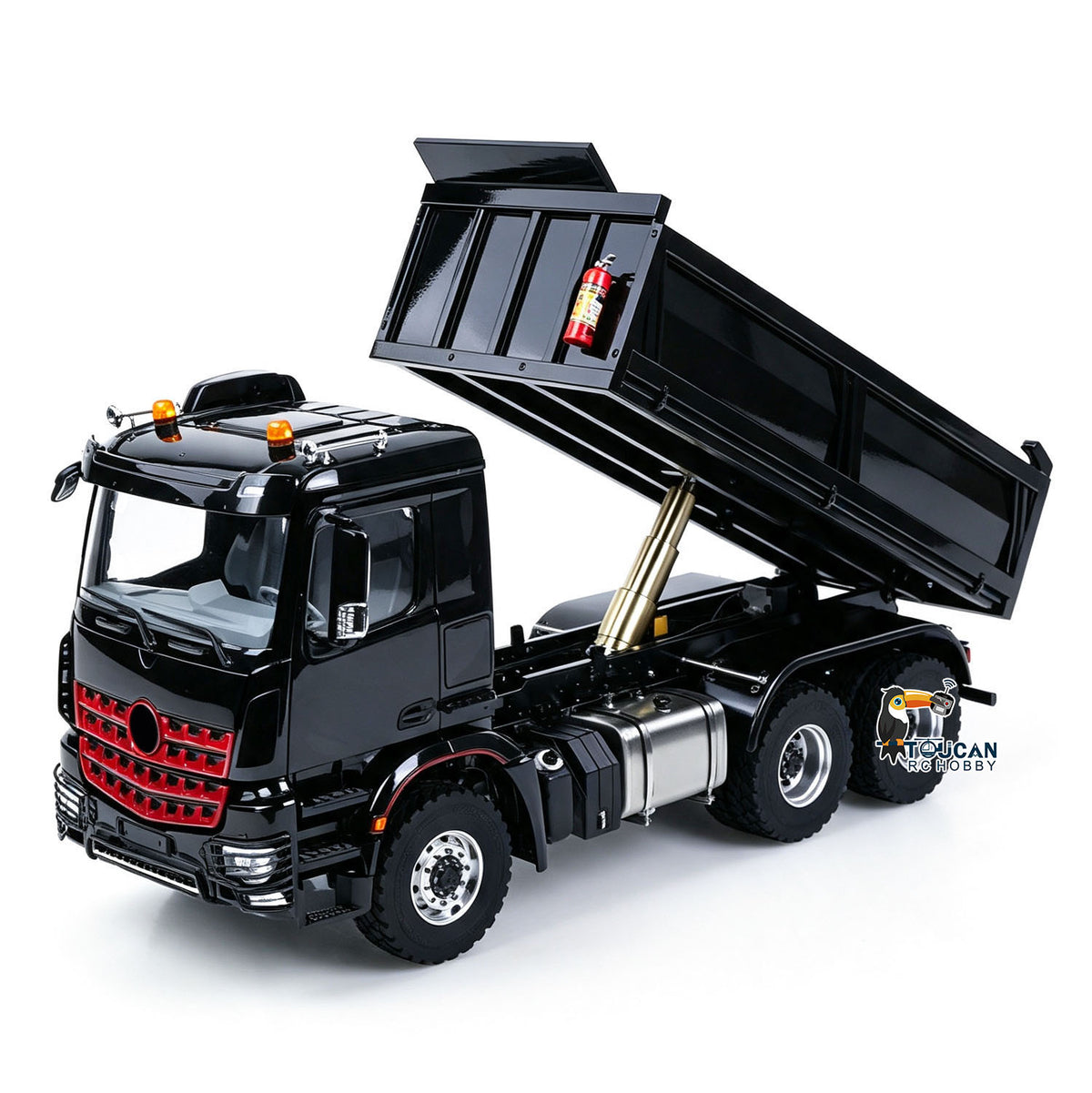 Fast Shipping 6X6 Metal Chassis 3348 RC Hydraulic Dumper 1/14 Radio Controlled Tipper NO Lock Light Sound Radio Battery Construction Truck RTR