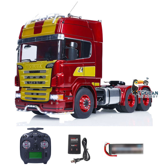 IN STOCK TOUCAN Metal Chassis 1/14 RC Tractor Truck 6x6 Remote Control Car 2-speed Gearbox
