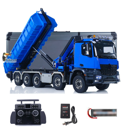 1/14 10x10 RC Hydraulikkran-Muldenkipper mit normaler Metallschaufel