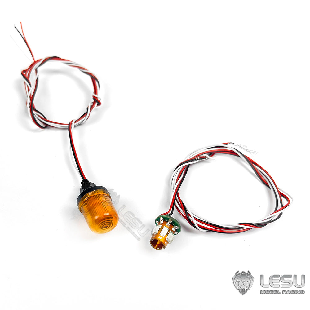 LESU Rotating Warning Light Telltale Lamp 1/14 RC DIY For TAMIYA Tractor