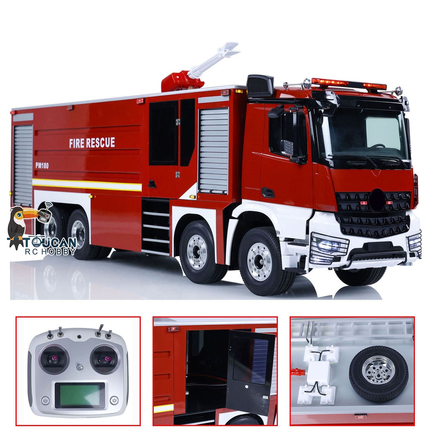 IN STOCK 8x4 1/14 RC Fire Fighting Truck RC Fire Sprinkler Vehicles