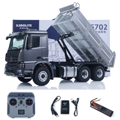 1/14 2.4G Remote Control Electric Lifting Dumper 5702 Model 6*6 Tipper Vehicle 2Speed Sound Light Motor RTR Car Gifts Adults