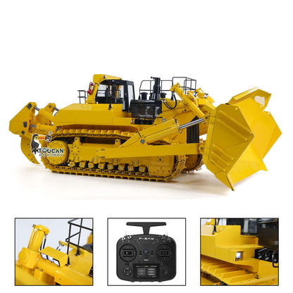 JDMODEL Metal 1/14 RC Hydraulic Bulldozer 575 Heavy Machine Huge Dozer Model Frsky X14 Radio System Mix Control Car Rear Ripper