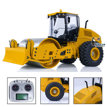 1/12 CS11 RC Hydraulic Road Roller Metal Remote Control Construction Vehicles