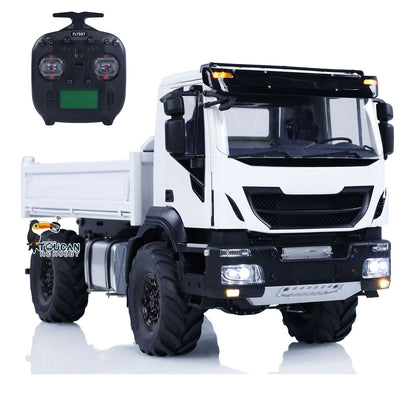 MD 1/14 4x4 Metal RC Hydraulic Dumper Trucks 2Speed Gearbox Differential Locks Remote Control Tipper Model ST8 Radio Light Sound