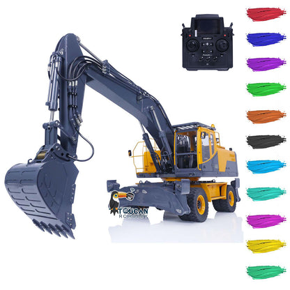 LESU 1/14 RC Metal Hydraulic Aoue ET30H Wheeled Excavator A0006