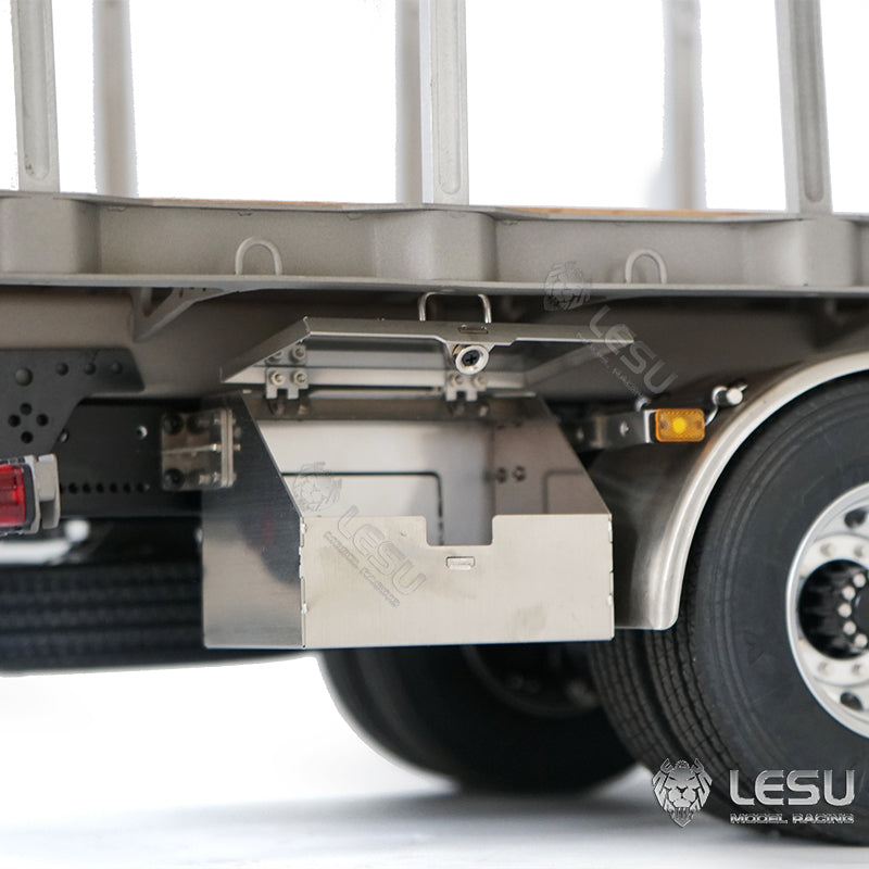 LESU 1/14 RC Flatbed Timber Truck Remote Control Lorry Car 6x4 Metal Chassis RWD Model Vehicle Light Sound Motor 2Speed