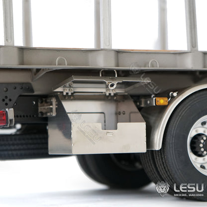 LESU 1/14 RC Flatbed Timber Truck Remote Control Lorry Car 6x4 Metal Chassis RWD Model Vehicle Light Sound Motor 2Speed