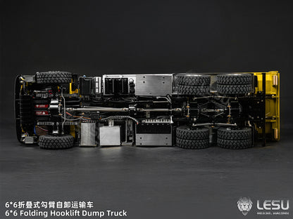 Deposit New Product Pre-order LESU 1/14 Metal 6x6 Roll-Off Dump Truck RC Construction Vehicle