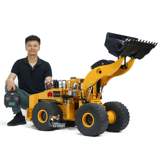 150KG 1/14 LTI L2350 RC Hydraulic Loader Sound Light System Smoke Unit