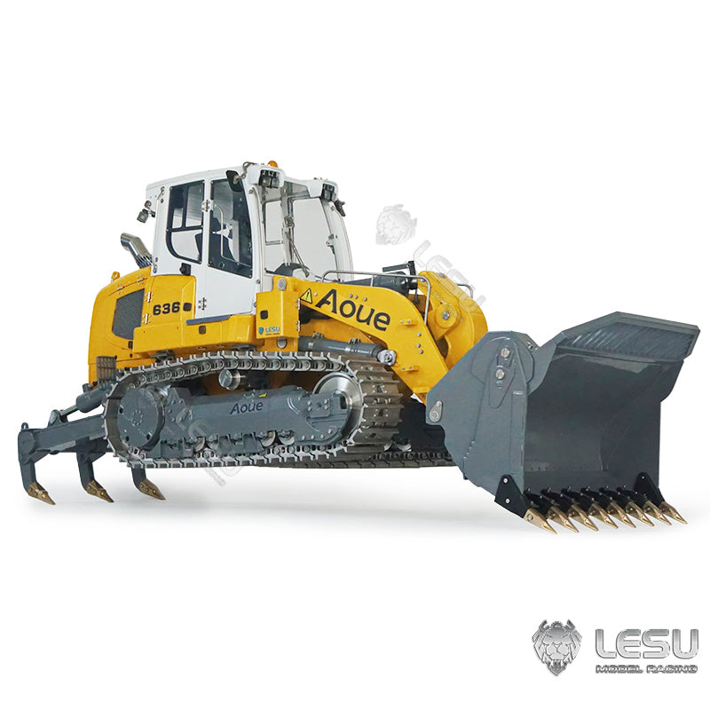 US STOCK LESU 1/14 Metal Hydraulic RC Loader Battery PL18EV LITE Ripper of Liebherr 636