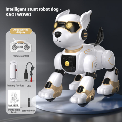JJRC Interactive RC Robot Dog R27 with Voice Commands Remote Control Gesture Sensor Touch Function Multiple Actions Music Dance