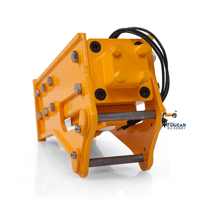 1/12 RC Hydraulic Excavator Attachments Metal Electric Hammer Hydraulic Shear Grille Bucket Rake Ripper Grading Bucket Set for C395 LR976 EC650