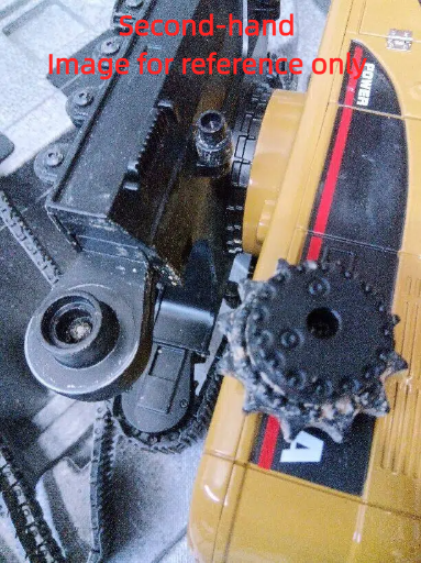 Second Hand US Stock HUINA New Upgrade 580 1/14 Metal Excavator Model Engineering Vehicle Electric Ball Grabber 360 Rotating Shear Claw Sound Lights