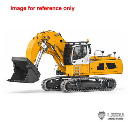 LESU LR956 1/14 Metal RC Hydraulic Front Shovel Excavator B0031 Dual Pumps KIT/PNP/RTR Digger with 7CH Valve Light System Simulated GPS